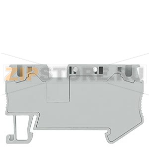КЛЕММА ИЗОЛИРОВАННАЯ ПРУЖИННОЕ ПОДСОЕДИНЕНИЕ СЕЧЕНИЕ: 0.5 - 4 MM2, ШИРИНА: 6.2 MM, СЕРАЯ Siemens 8WH2000-6AG00 