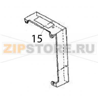 PCB Bracket Sato M84Pro PCB Bracket Sato M84ProЗапчасть на деталировке под номером: 15Название запчасти на английском языке: PCB Bracket Sato M84Pro.