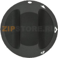 ЧЕРНАЯ РУЧКА Ø 66 ММ С РАЗМЕТКОЙ