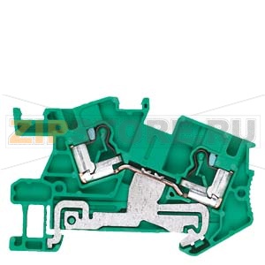PE-INSTA through-type terminal 6 mm2, 8.2 mm width green-yellow Siemens 8WH6001-0CH07 