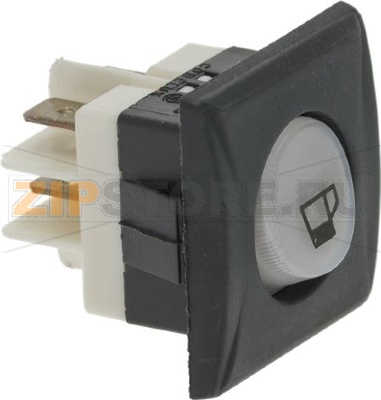 ДВУПОЛЮСНЫЙ ПЕРЕКЛЮЧАТЕЛЬ БЕЛЫЙ 16(4)А 250В 