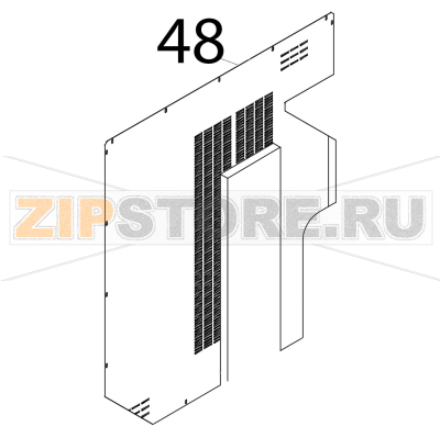 Schiena Tecnoeka KF 1010 A UD Schiena Tecnoeka KF 1010 A UDЗапчасть на деталировке под номером: 48