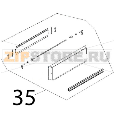 Gr. paratia Angelo Po FX201G3 Gr. paratia Angelo Po FX201G3Запчасть на деталировке под номером: 35