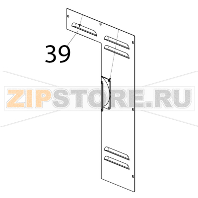 Coperchio posteriore Fimar PF40E Coperchio posteriore Fimar PF40EЗапчасть на деталировке под номером: 39