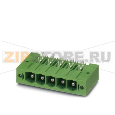Ответная часть разъема Phoenix Contact PC 6-16/ 3-G1FU-10,16 Номинальный ток: 76 А, Расчетное напряжение (III/2): 1000 В, Полюсов: 3, Размер шага: 10,16 мм, Цвет: зеленый, Поверхность контакта: Серебро, Монтаж: пайка.Минимальный заказ: 50 шт.Упаковка: 50 шт.
