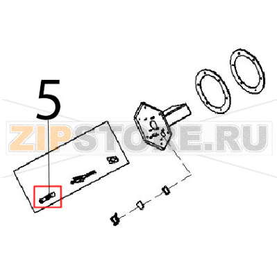 Tubo silicone Ø: 10, Ø: 16 Angelo Po FX201G3 Tubo silicone Ø: 10, Ø: 16 Angelo Po FX201G3Запчасть на деталировке под номером: 5