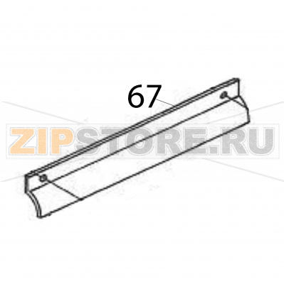 Cutter protect Sato M84Pro Cutter protect Sato M84ProЗапчасть на деталировке под номером: 67Название запчасти на английском языке: Cutter protect Sato M84Pro.
