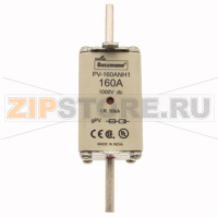 Предохранитель, 160 A, DC 1000 В, 50 кА, NH1, gPV, UL PV, UL, IEC Eaton FUSE 160A 1000V DC PV SIZE