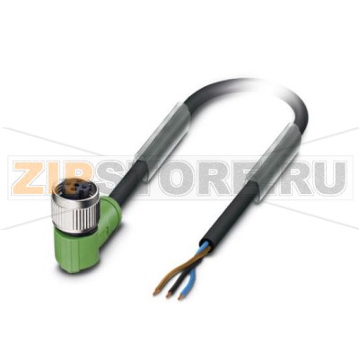 Кабель для датчика / исполнительного элемента Phoenix Contact SAC-3P- 1,5-PUR/FR SCO 3-полюсн., PUR без галогенов, темно-серый RAL 7021, свободный конец, к Гнездо угловой M12-SPEEDCON, А-кодирование, Длина кабеля: 1,5 м.Минимальный заказ: 50 шт.Упаковка: 5 шт.