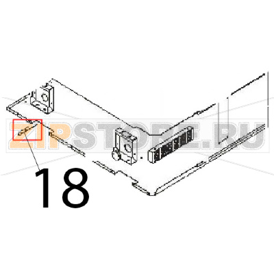 Raceway C for lamp wires Angelo Po FM1221E1 Raceway C for lamp wires Angelo Po FM1221E1Запчасть на деталировке под номером: 18