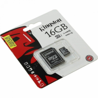 Карта памяти 16 Гб Kingston SDC10G2-16GBSP