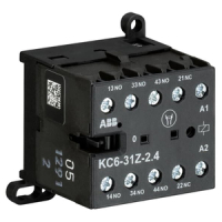 Миниконтактор KC6-31-Z, 3 А, 400 В, AC3, катушка: 110 В/DC ABB GJH1213001R0314