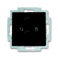 Накладка с суппортом для разъёмов BNC и TNC, антрацитовая ABB 2CKA001710A3617