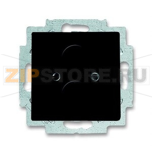 Накладка с суппортом для разъёмов BNC и TNC, антрацитовая ABB 2CKA001710A3617 