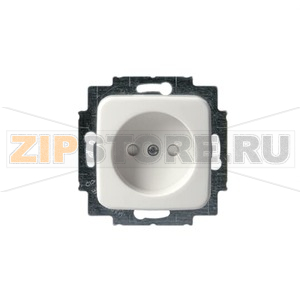 Розетка без заземления 16 А, 250 В, белая ABB 2TKA000753G1 