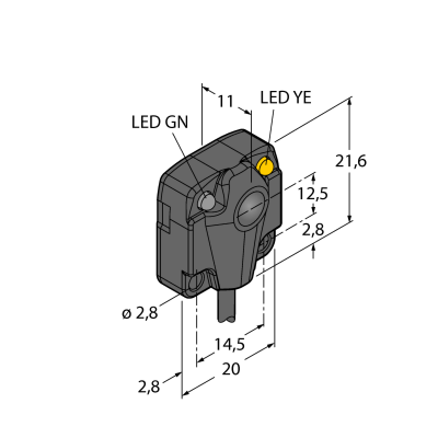 Датчик фотоэлектрический Turck Q10AP6R 