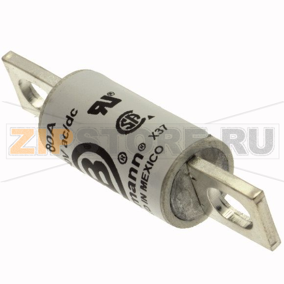 Предохранитель, 80 A, AC 250 В, 200 кА, 31x80 мм, UL Eaton BUSS HIGH SPEED FUSE 