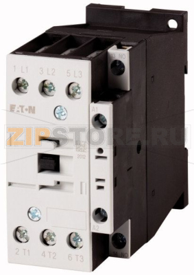 Контактор 38 А, 42В (АС), 1 НО доп. контакт, категория AC-3, AC-4 Eaton DILM38-10(42V50/60HZ) 