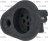 PLUG SUPPORT BLACK