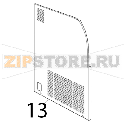 Left side panel Scotsman AC 56 Left side panel Scotsman AC 56Запчасть на деталировке под номером: 13