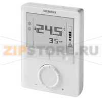RDG165KN - Комнатный термостат с KNX коммуникацией и встроенным датчиком влажности и управлением влажностью, AC 24 В, для фэнкойлов и универсальных приложений, тепловых насосов, вентиляторов (1-/ 3-скоростных, DC), клапанов (2-точечных, DC) Siemens <span