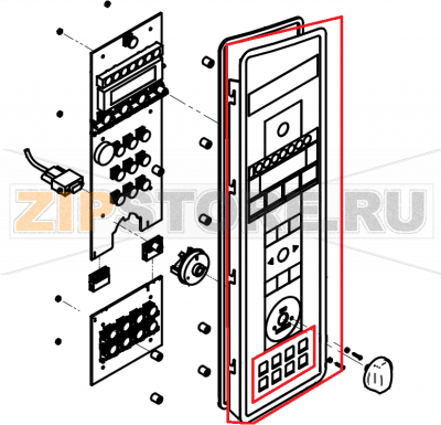 Customer service set for front plate OEB/OGB P3 CONVOTHERM OES 10.10    Customer service set for front plate OEB/OGB P3 CONVOTHERM OES 10.10Запчасть на сборочном чертеже под номером: 176-178Название запчасти на английском&nbsp;языке: Condenser, tabletop model with overflow on left complete P3 CONVOTHERM OES 10.10