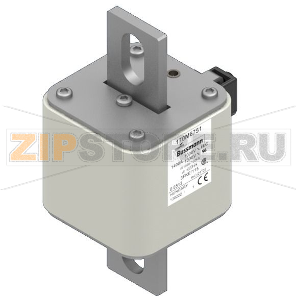 Предохранитель, 1250 A, AC 1000 В, 100 кА, size 3, 76x92x159 мм, aR, IEC UL Eaton FUSE 1250A 1 
