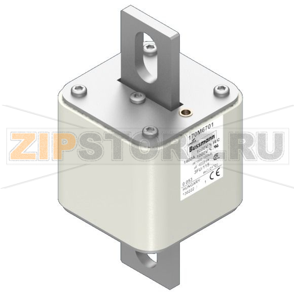 Предохранитель, 1250 A, AC 1000 В, 100 кА, size 3, 76x92x159 мм, aR, IEC UL Eaton FUSE 1250A 1 