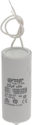 CAPACITOR DUCATI ENERGIA 22µF C/CABLE 
