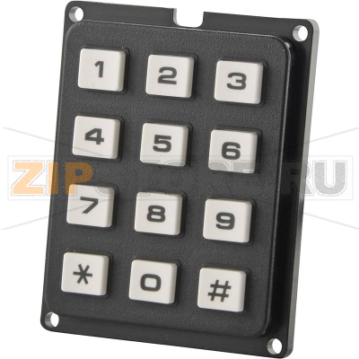 Клавиатура кнопочная 3x4, матричная, 1 шт TRU Components 709840 