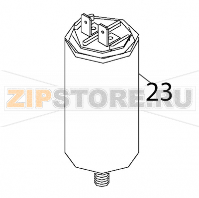 Condenser 10 M,F, Fagor FI-80 Condenser 10 M,F, Fagor FI-80Запчасть на деталировке под номером: 23Название запчасти Fagor на английском языке: Condenser 10 M,F, FI-80Примечание: запчасть рекомендована производителем для постоянного хранения на складах центров сервисного обслуживания.