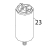 Condenser 10 M,F, Fagor FI-80