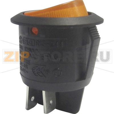 Переключатель клавишный 220 В/AC, 250 В/AC, 10 А, 2 x выкл/вкл TRU Components TC-R13-244B-02 B/Y 