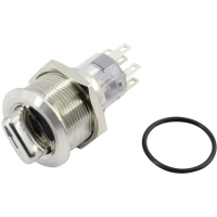 Переключатель поворотный 2x45°, 3 позиции TRU Components TC-GQ22-A-22X/31/R/12V/S203