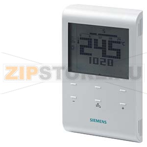 RDE100.1DHW - Комнатный термостат с таймером, дисплеем, батарейкой и управлением ГВС Siemens RDE100.1DHW 