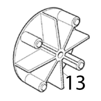 Bracket rotor assy Scotsman MAR 78 SPLIT