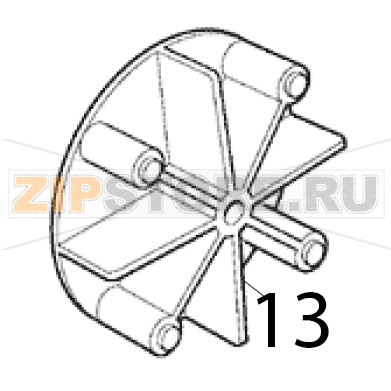 Bracket rotor assy Scotsman MAR 78 SPLIT Bracket rotor assy Scotsman MAR 78 SPLITЗапчасть на деталировке под номером: 13