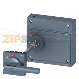 Door mounted rotary operator standard IEC IP65 with door interlocking accessory for: 3VA55/3VA65/3VA66 Siemens 3VA9677-0FK21 