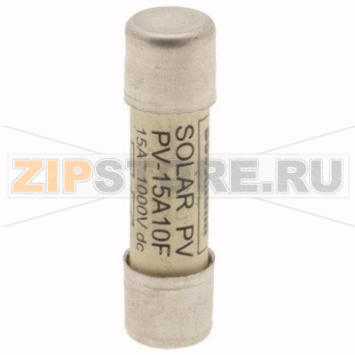 Предохранитель, 15 A, DC 1000 В, 50 кА, IEC 60269-6 type A, 10x38 мм, gPV, UL PV, UL, IEC Eaton 1 