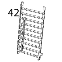 Left lateral support 10, 600x400 Unox XB 895