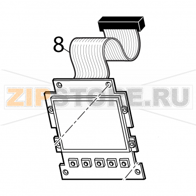 LCD PCB assembly with cable Intermec PD42 LCD PCB assembly with cable Intermec PD42Запчасть на деталировке под номером: 8Название запчасти на английском языке: LCD PCB assembly with cable Intermec PD42.