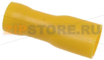 ЖЕЛТОЕ ГНЕЗДО С ПЛОСКИМИ КОНТАКТАМИ F 6,3X0,8 ММ 100 ШТ 