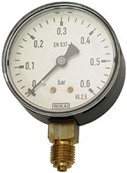 Манометр ø 60 мм 0±6 атмосфер ø 1/4 