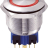 Кнопка антивандальная 250 В/AC, 5 А, 1 x вкл/вкл, без фиксации, IP65, 1 шт TRU Components GQ25-11E/R/12V - Кнопка антивандальная 250 В/AC, 5 А, 1 x вкл/вкл, без фиксации, IP65, 1 шт TRU Components GQ25-11E/R/12V