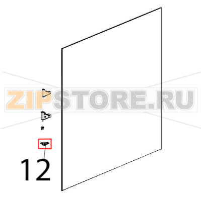 Cerniera inox vetro interno Unox XBC 804 Cerniera inox vetro interno Unox XBC 804Запчасть на деталировке под номером: 12