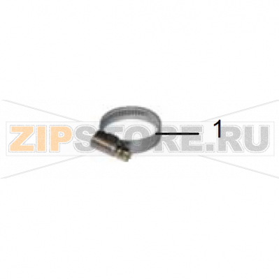 Hose wire clamp 20/32 Meiko DV 80.2 Hose wire clamp 20/32 Meiko DV 80.2Запчасть на деталировке под номером: 1Название запчасти Meiko на английском языке: Hose wire clamp 20/32 Meiko DV 80.2