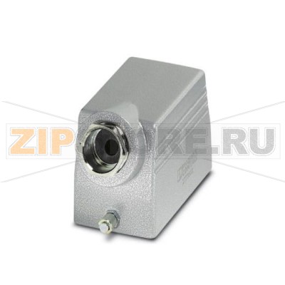 Корпус с кабельным сальником Phoenix Contact HC-HV 3-TFL-52/M1PG16S крепление производится одной защелкой, высота 52 мм, с резьбовым соединением, 1x Pg16, подключение кабеля сбоку.Минимальный заказ: 10 шт.Упаковка: 10 шт.