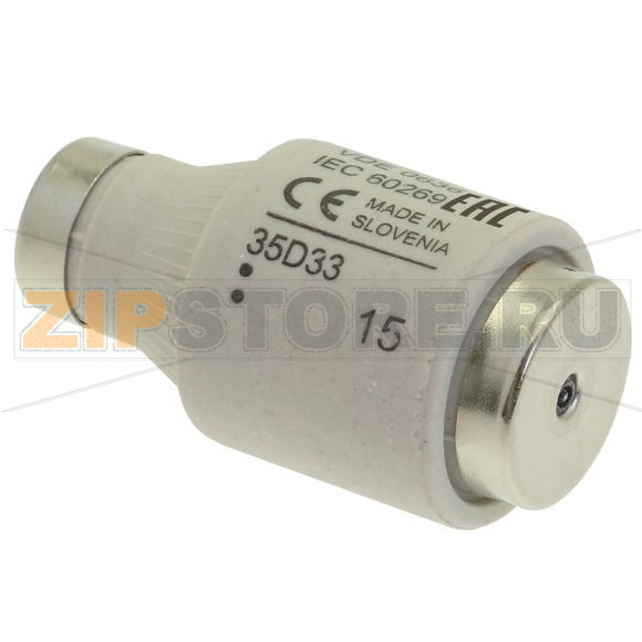 Предохранитель, 35 A, AC 500 В, 100 кА, D3, gL/gG, IEC с задержкой Eaton FUSE-D3 35A T GL/GG 500VA 