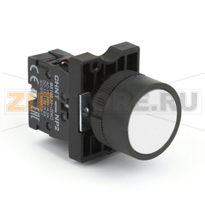 Кнопка управления, 1НЗ, IP40, без подсветки, белая Chint NP2-EA12 
