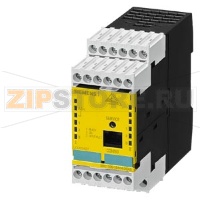 МОНИТОР БЕЗОПАСНОСТИ С ОДНОЙ БЛОКИРУЮЩЕЙ И ОДНОЙ СИГНАЛЬНОЙ ЦЕПЬЮ Siemens 3RK1105-1AE04-0CA0